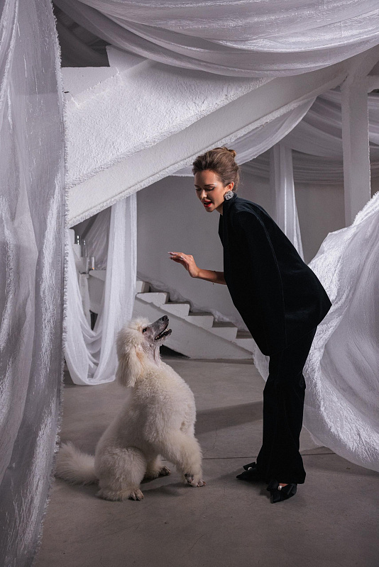  Жакет из итальянского бархата 'Always win' 