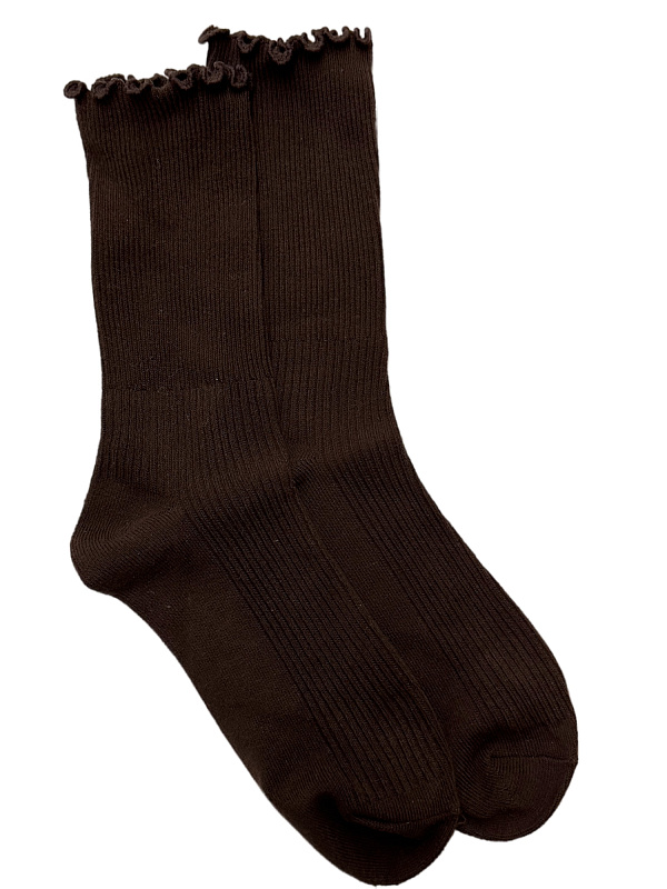  Носки с рюшами 