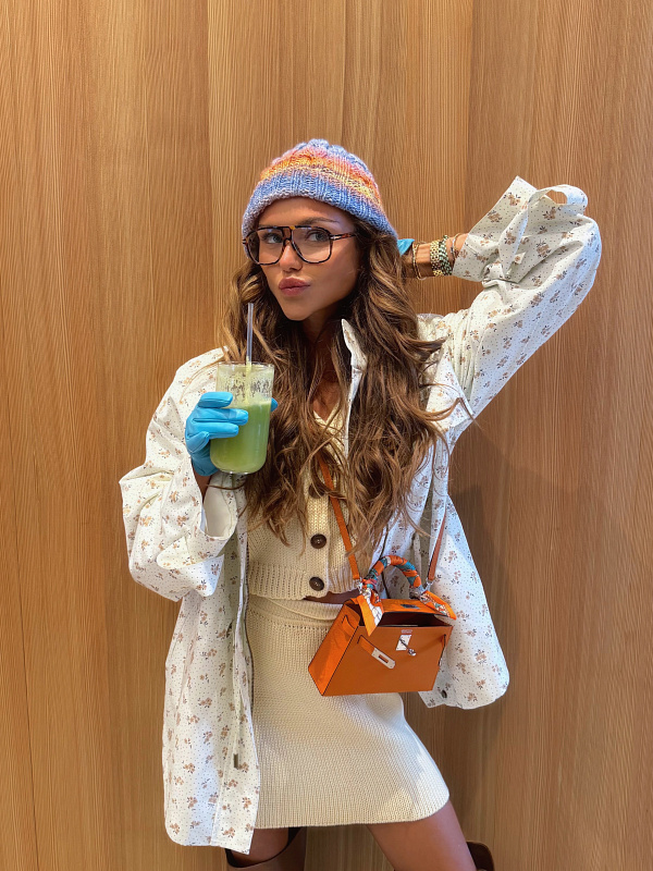  Парка из хлопка с кулиской 'Весна' 