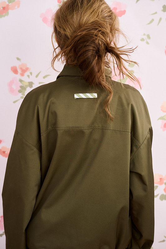  Бомбер из хлопка 'Навстречу ветру' 