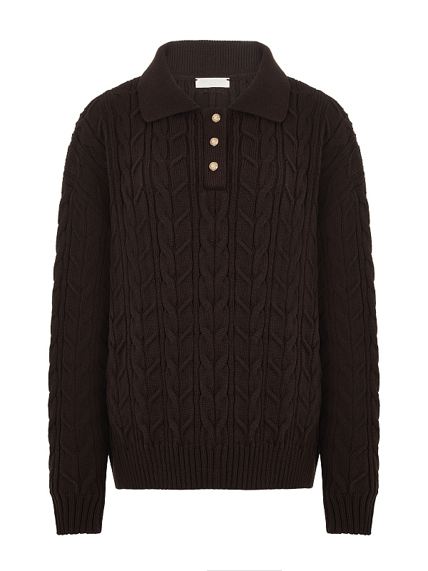  Вязаное поло 'First kiss' 