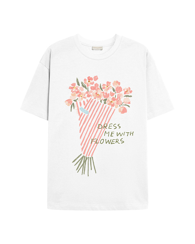  Футболка из хлопка 'Цвети' 