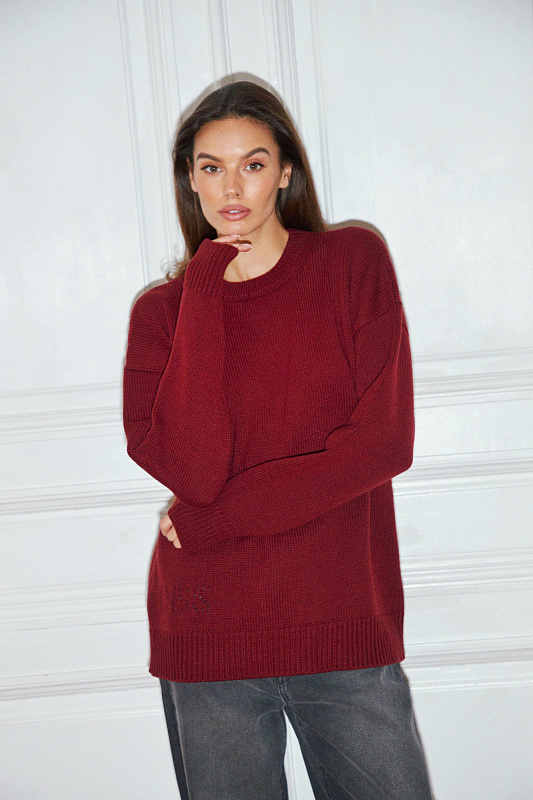  Джемпер из шерсти 'Хорошие манеры' 