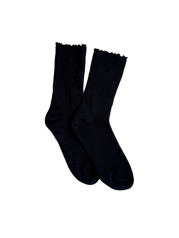  Носки с рюшами 