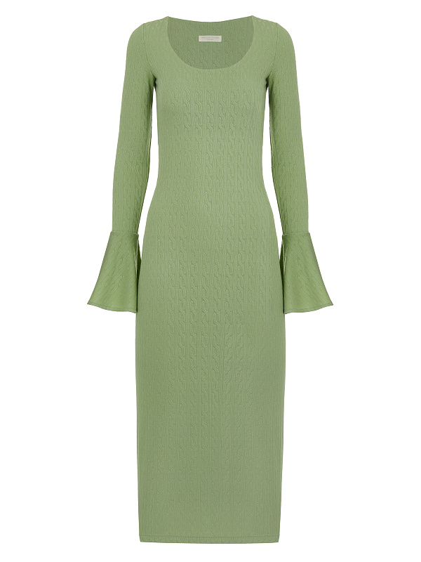  Трикотажное платье 'Мелодия весны' 