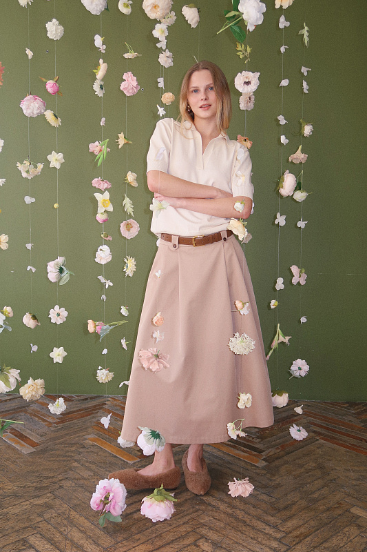  Юбка из хлопка 'Нежные мгновения' 