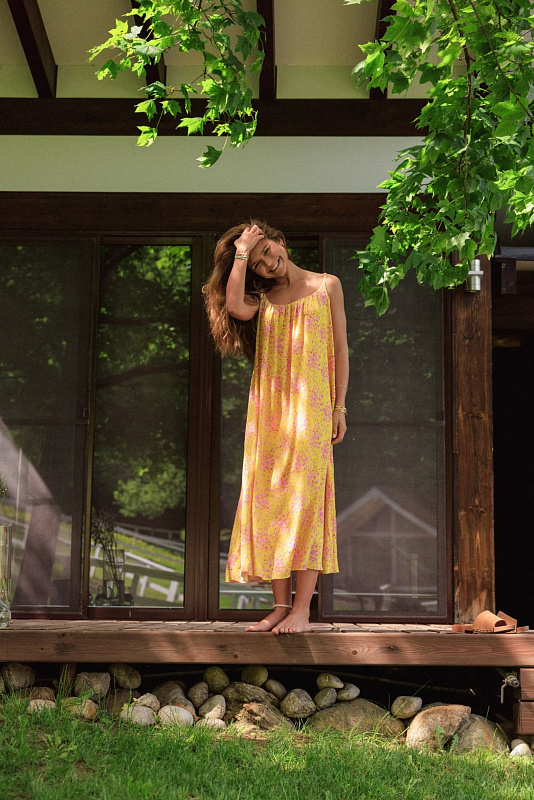  Сарафан свободного кроя 'Limoncello' 