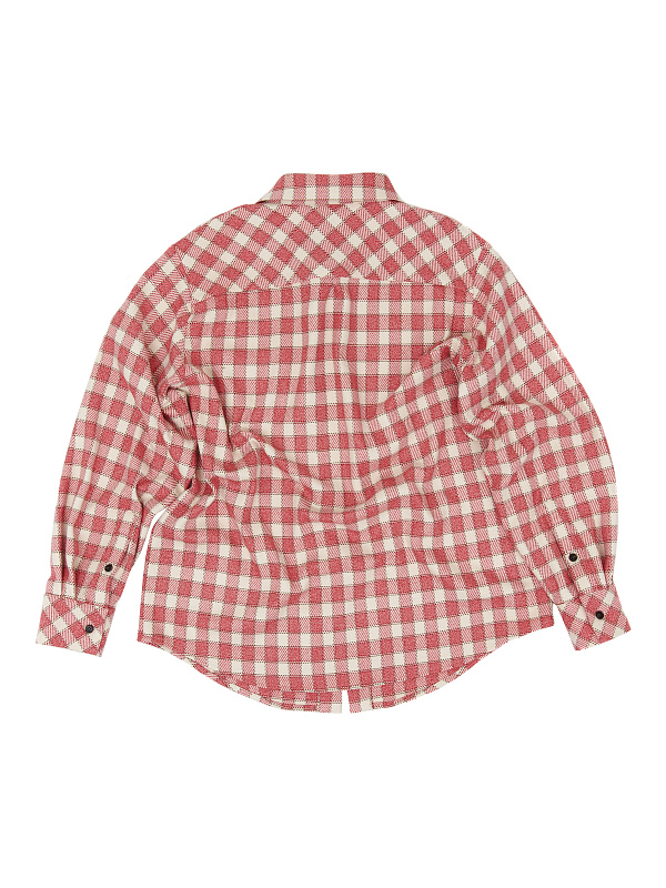  Рубашка в клетку 'Румянец' 