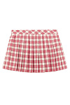  Юбка в клетку 'Румянец' 