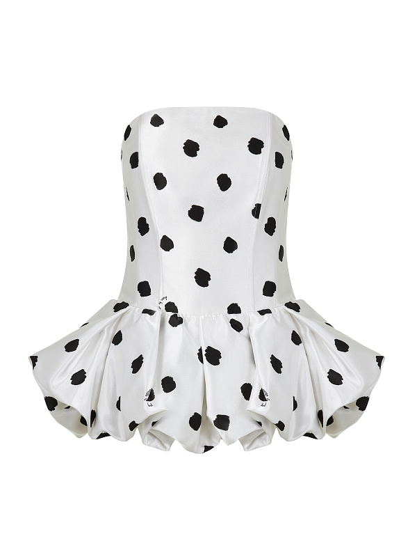  Корсет с баской 'Born to win' 