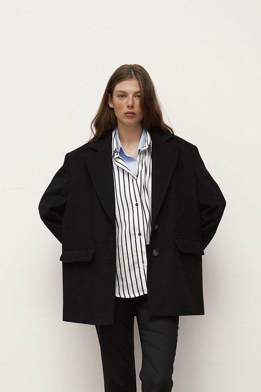  Жакет - пальто из шерсти 'Значимый' 