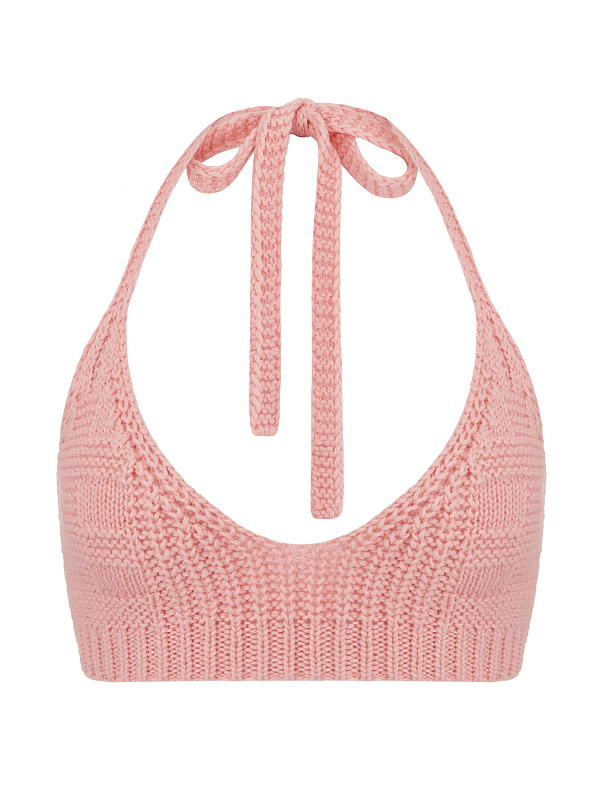  Вязаный топ 