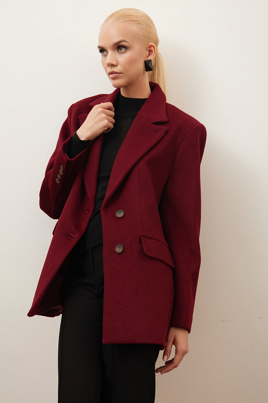  Жакет из шерсти 'Red wine' 