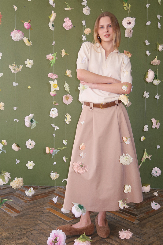  Юбка из хлопка 'Нежные мгновения' 